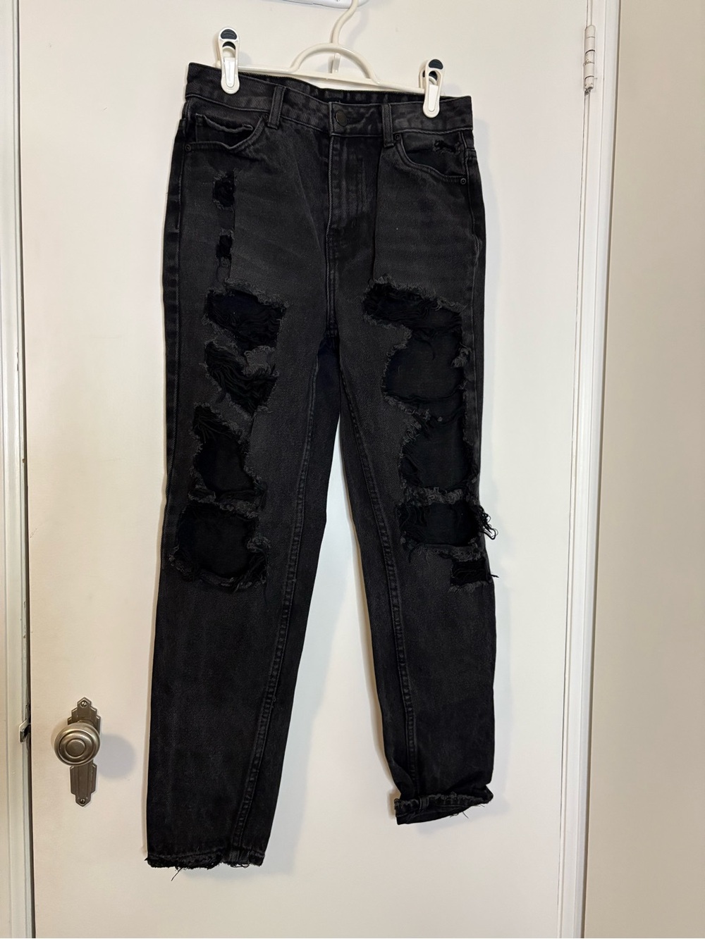 Bluenotes Black High-Rise Distressed Women’s Jeans
